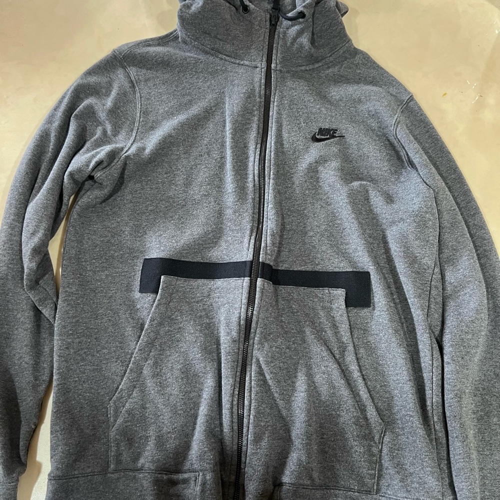 Nike Gray Full-Zip Hoodie